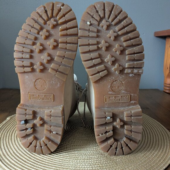 Timberland Cream Ankle Boots - Picture 4 of 7